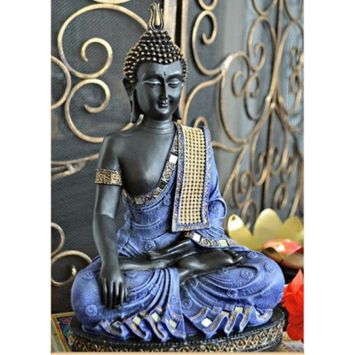 Diamantové malování - Buddha v lotosovém sedu - č. 764...