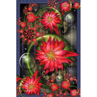 Diamantové malování - Květinový obraz - č. 843 40x60 cm