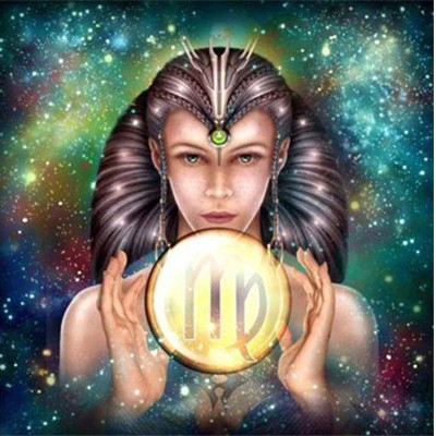 Diamantové malování - Panna - č. 894 30x30 cm