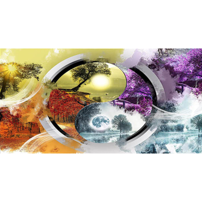 Diamantové malování - Rok v monádě  - č. 911 65x125 cm