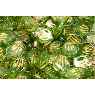 Korálky lístek Peony 4161 (9X12mm)