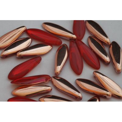 Koralky jazýčky č. 3019 (16x6 mm)