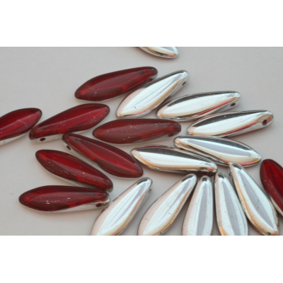 Koralky jazýčky č. 3025 (16x6 mm)