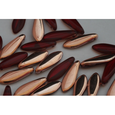 Koralky jazýčky č. 3026 (16x6 mm)