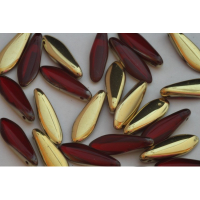 Koralky jazýčky č. 3027 (16x6 mm)