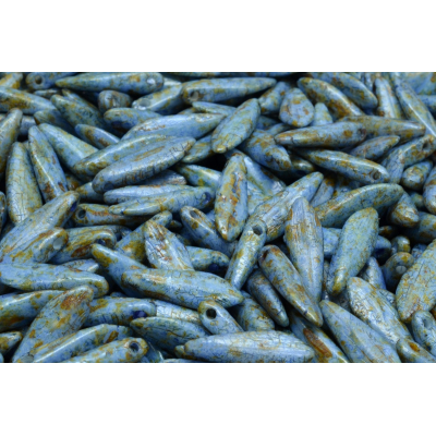 Koralky - jazýčky č. 1741 (16x5 mm)