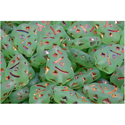 Korálky Vánoční stromeček 2241 (17x12 mm)