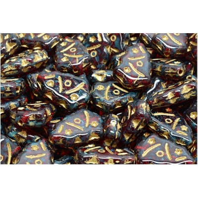 Korálky Vánoční stromeček 2242 (17x12 mm)