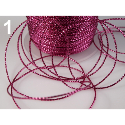 Šňůra s lurexem č. 1 (0,8mm)