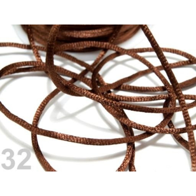 Šňůrka saténová č.32 (2mm)