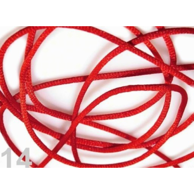 Šňůrka saténová č.14 (2mm)