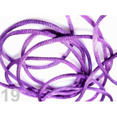 Šňůrka saténová č.19 (2mm)