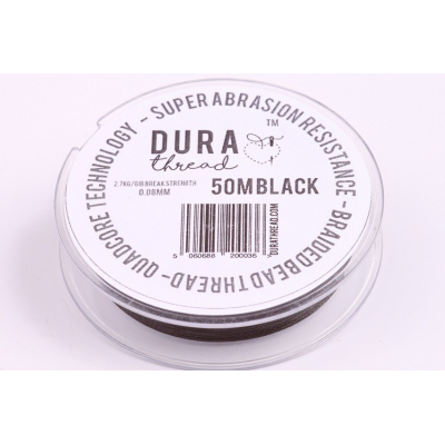 DURA thread black (50m)