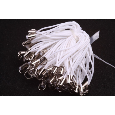 Šňůrka na mobil bílá č. 12