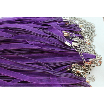 Šňůrka na krk s šifonem č. 9