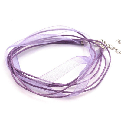 Šňůrka na krk s šifonem č. 40