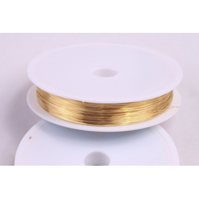 Drátek 0,5mm zlatý