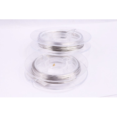 Drátek 0,4 mm sříbrný 5m