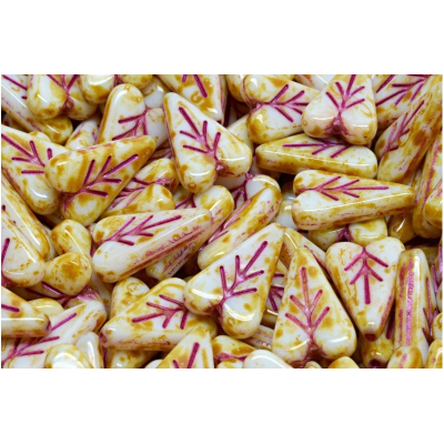 Lístek ve tvaru srdce č.3505 (16x11mm)