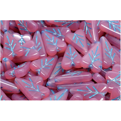 Lístek ve tvaru srdce č.3524 (16x11mm)