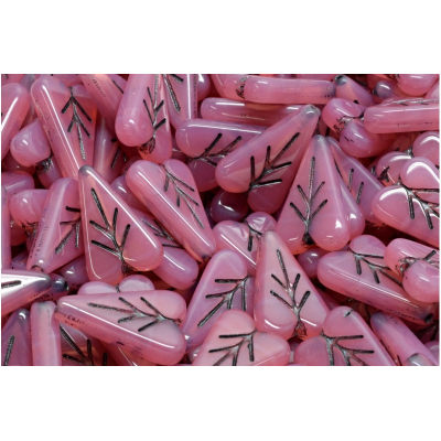 Lístek ve tvaru srdce č.3525 (16x11mm)