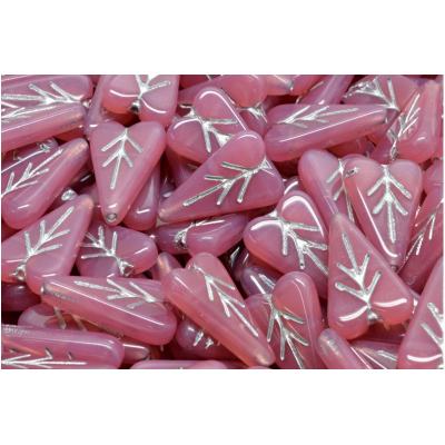 Lístek ve tvaru srdce č.3526 (16x11mm)