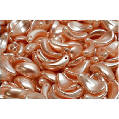 Korálky Zahnuté lístky č.3477 (7x13mm) 🍃📿