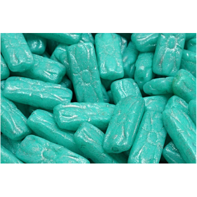 Obdélníkové květinové korálky 3626 (20x8 mm)