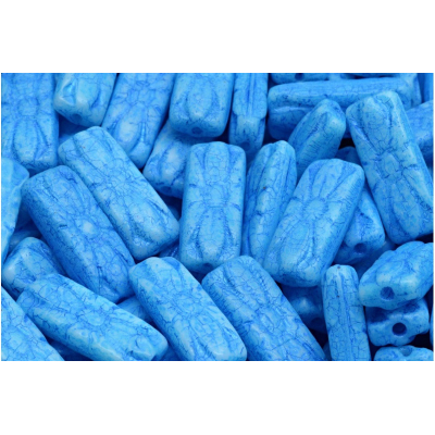 Obdélníkové květinové korálky 3630 (20x8 mm)