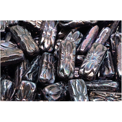 Obdélníkové květinové korálky 3636 (20x8 mm)
