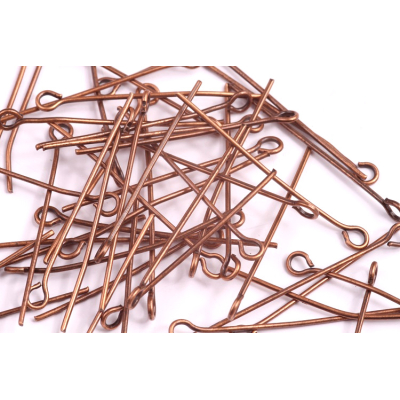 Ketlovací jehla 40mm staroměď