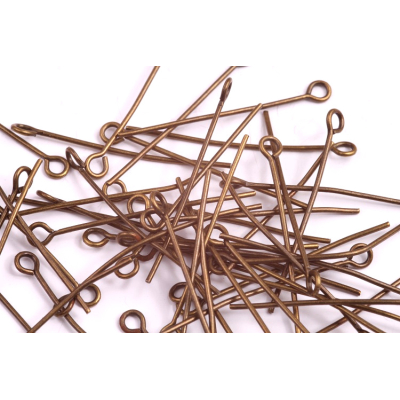 Ketlovací jehla 20mm staromosaz