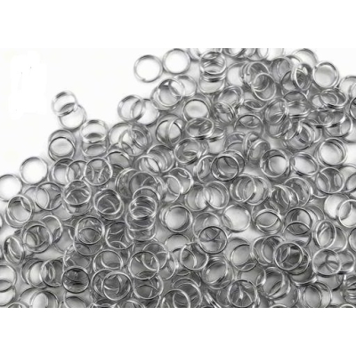 Protikroužek dvojitý platina 6 mm