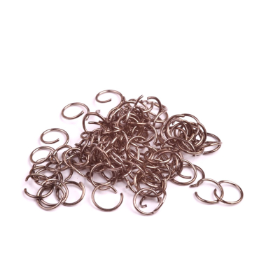 Spojovací kroužky rodium 6 mm