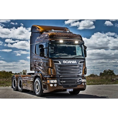 Diamantové malování - Bronzový tahač č. 922