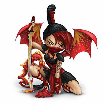 Diamantové malování - Dračí víla č. 987