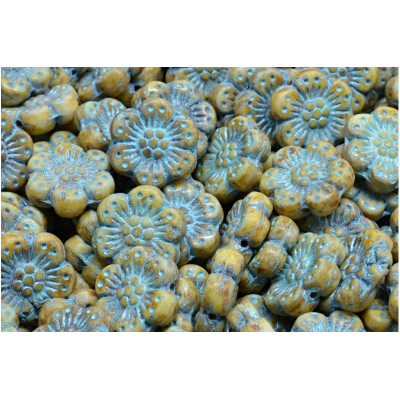 Korálky kytičky Boho 3115 (14x14 mm)