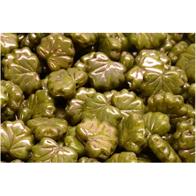 Korálky lístek č.3768  (13x11mm)