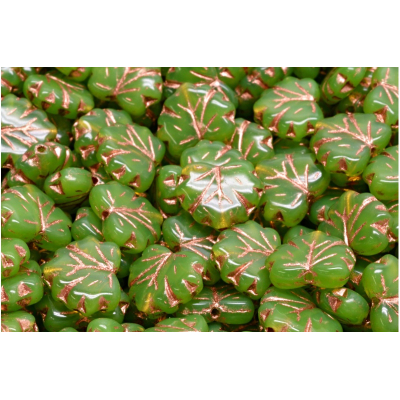 Korálky lístek č.3772  (13x11mm)