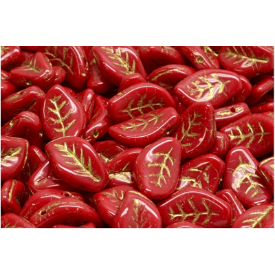 Korálky lístek č.3792 (9x14mm)