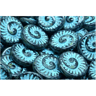 Korálky Fossil Shell č. 3810 (18x18mm)