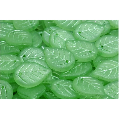 Korálky lístek č.2761 (18x13mm)