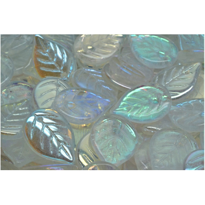 Korálky lístek č.2765 (18x13mm)