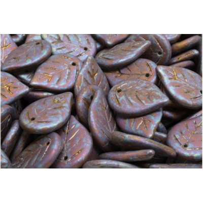 Korálky lístek č.1471 (18x13mm)