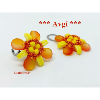 Náušnice Avgí č. 1850 - stavebnice