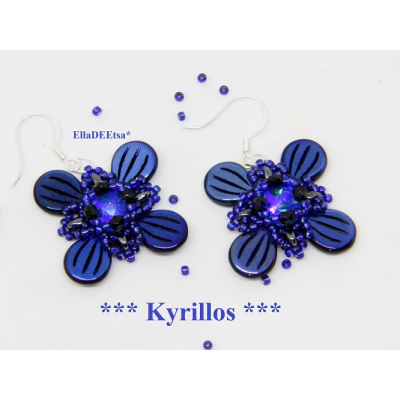 Náušnice Kyrillos č. 1838 - stavebnice