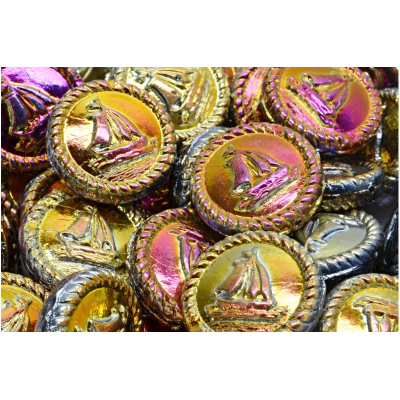 Korálky Plachetnice č.4088 (20x20mm)