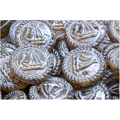 Korálky Plachetnice č.4094 (20x20mm)