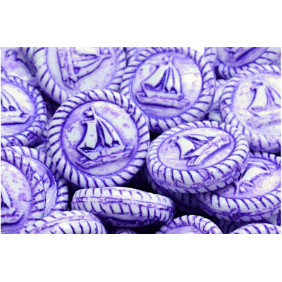 Korálky Plachetnice č.4106 (20x20mm)