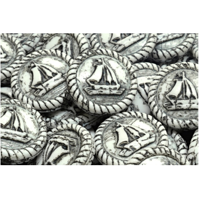 Korálky Plachetnice č.4108 (20x20mm)